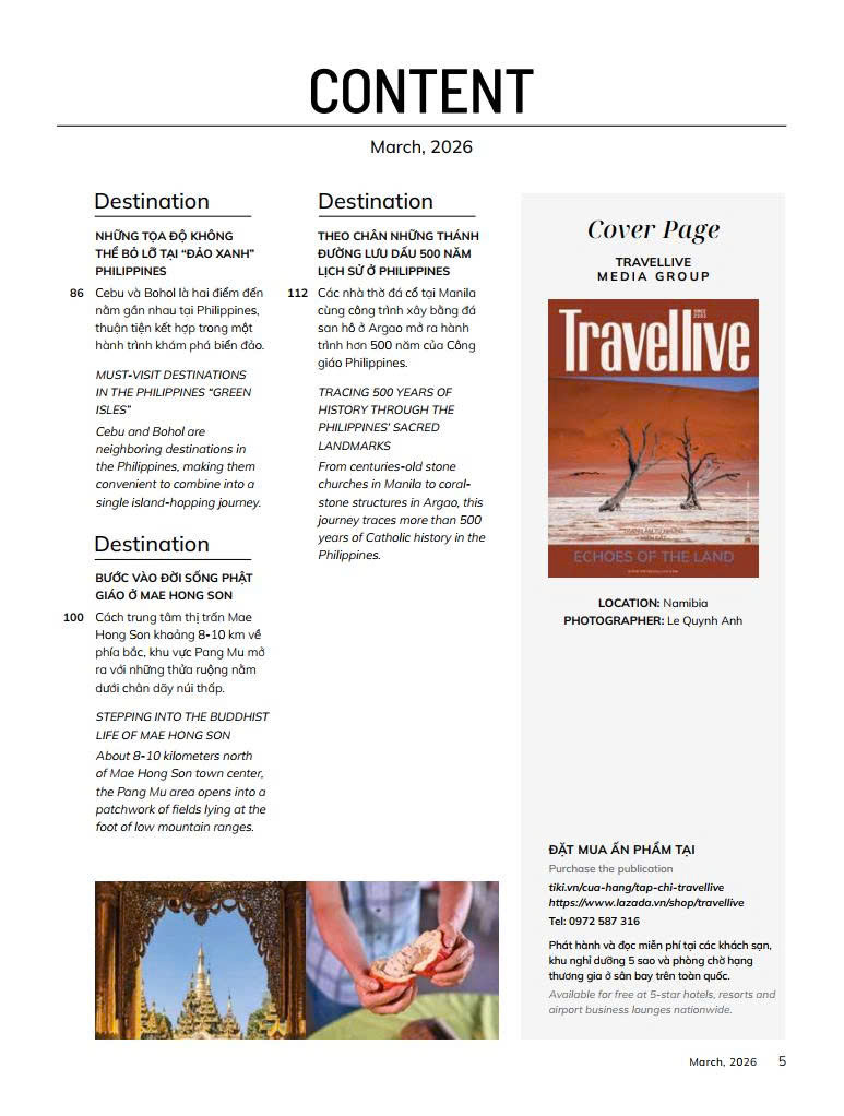 ẤN PHẨM TRAVELLIVE THÁNG 3/2026