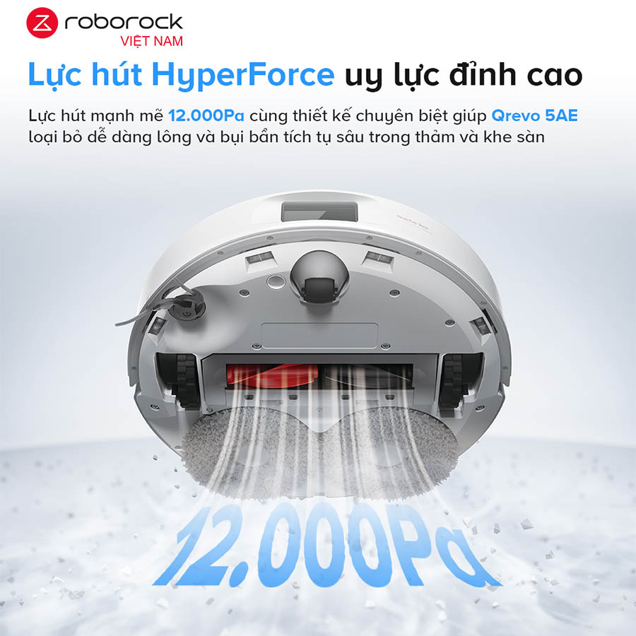 Robot hút bụi lau nhà Roborock Qrevo 5AE – Hàng Chính Hãng