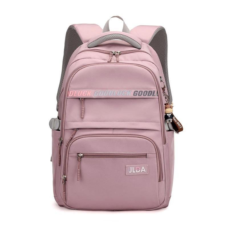 Balo basic đi học siêu nhẹ, ba lô du lịch thời trang unisex nhiều màu dễ thương 9396