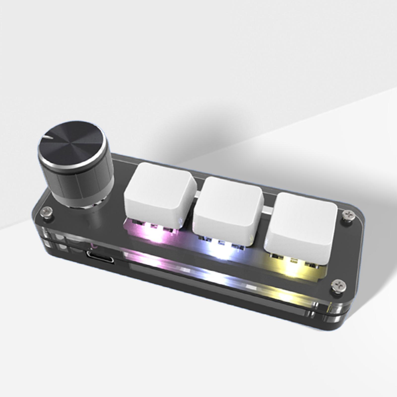 Keyboard Upgrade Parts Portable RGB LED for MacOS Gaming Switch Programming