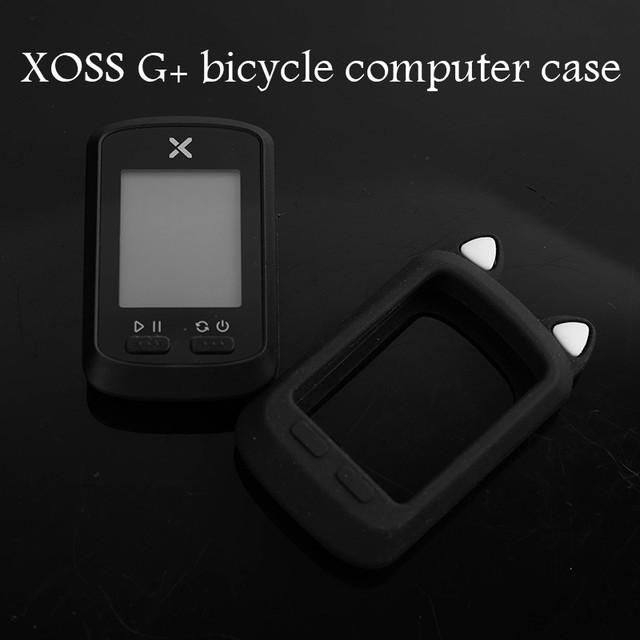 XOSS G G + Bike Máy tính Nắp silicone Máy tính GPS Đồng hồ đo tốc độ Tai mèo Trường hợp chất lượng cao Chung