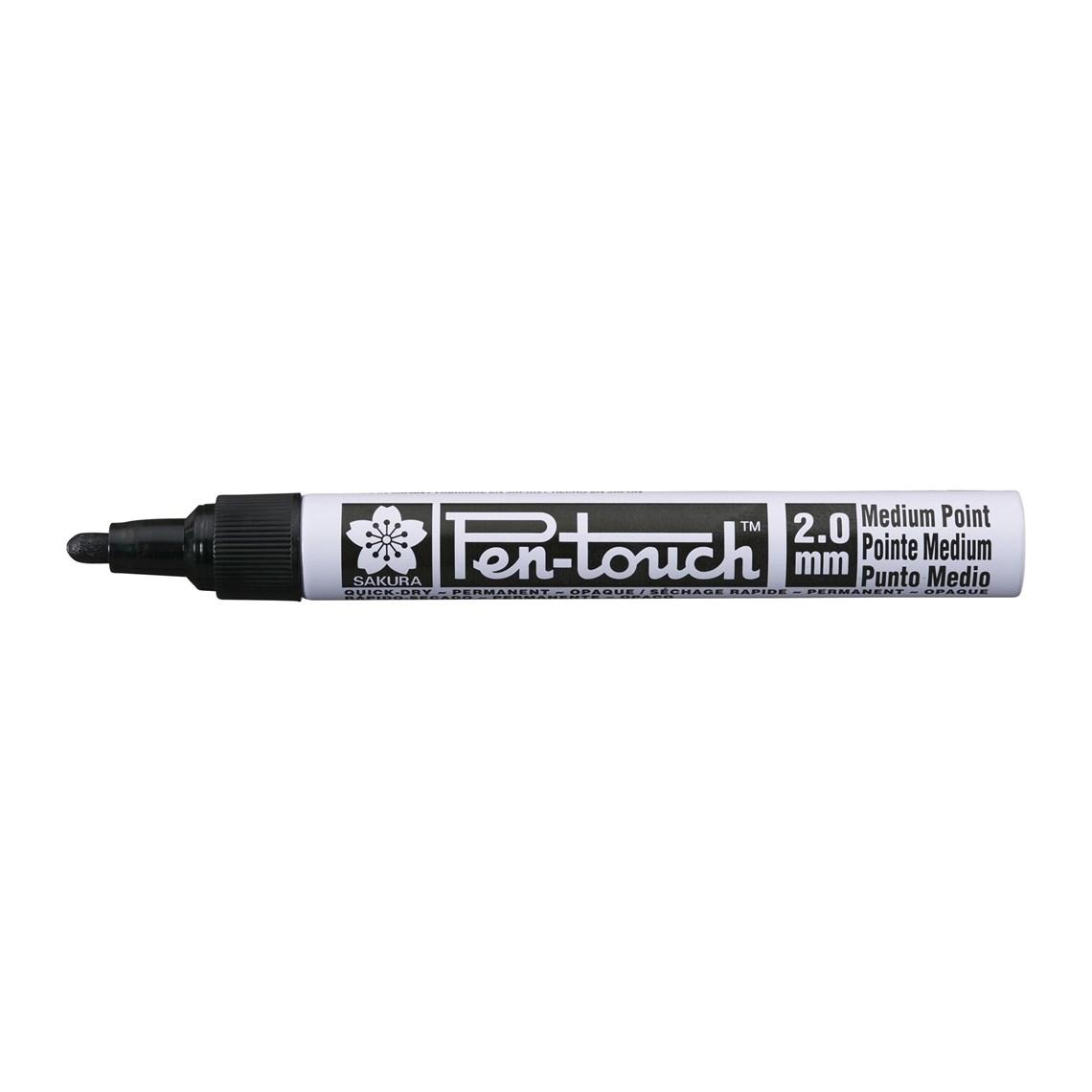 Bút Đánh Dấu Sakura Pentouch Medium 2.0mm XPFKA#49 - Màu Đen