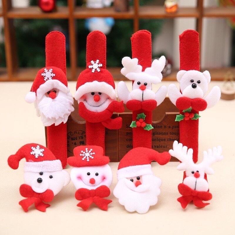 Đồng Hồ Noel đeo tay dạ có đèn phát sáng cho bé- Phụ kiện Noel-Đồng Hồ Noel Đeo Tay(Nhiều Mẫu) - Phụ Kiện Noel Giá Rẻ