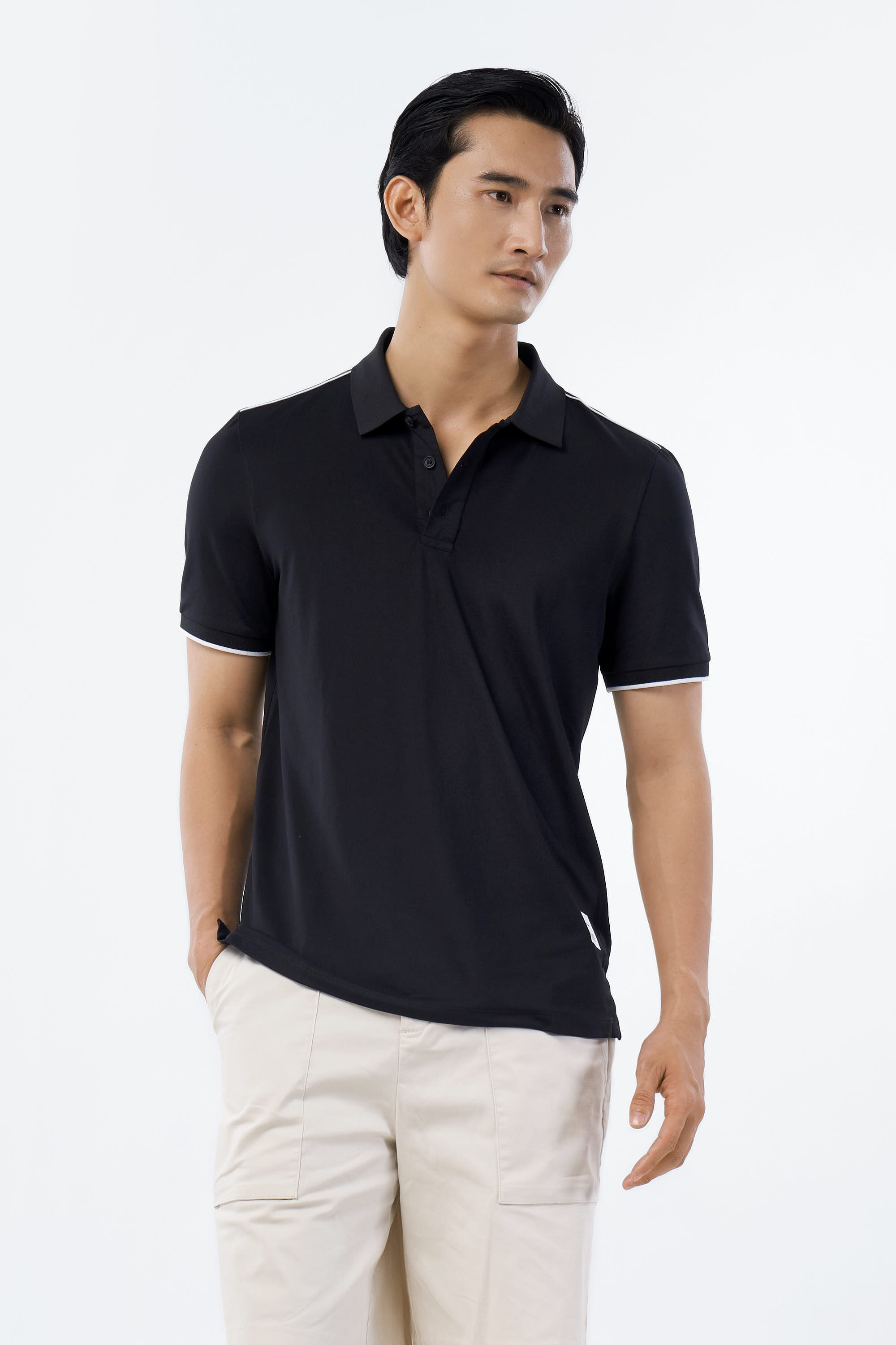 Áo Polo Thể Thao Polyester Phối Viền Form Fitted - Routine 10F22POLA001