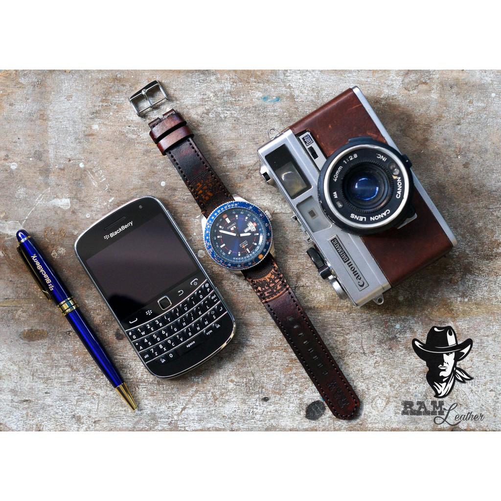 Dây đồng hồ Ram Traditional Mahogany