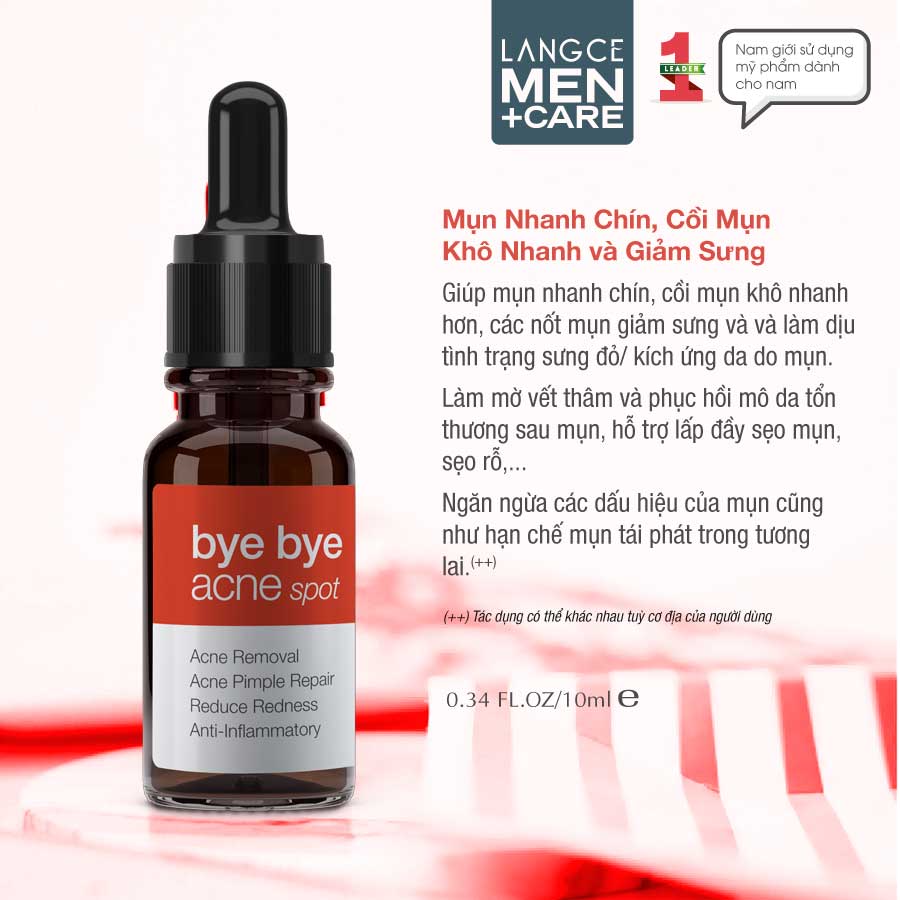 COLLAGEN WHITE SERUM CHẤM MỤN, GIẢM SƯNG ĐẸP DA 10ml LANGCE