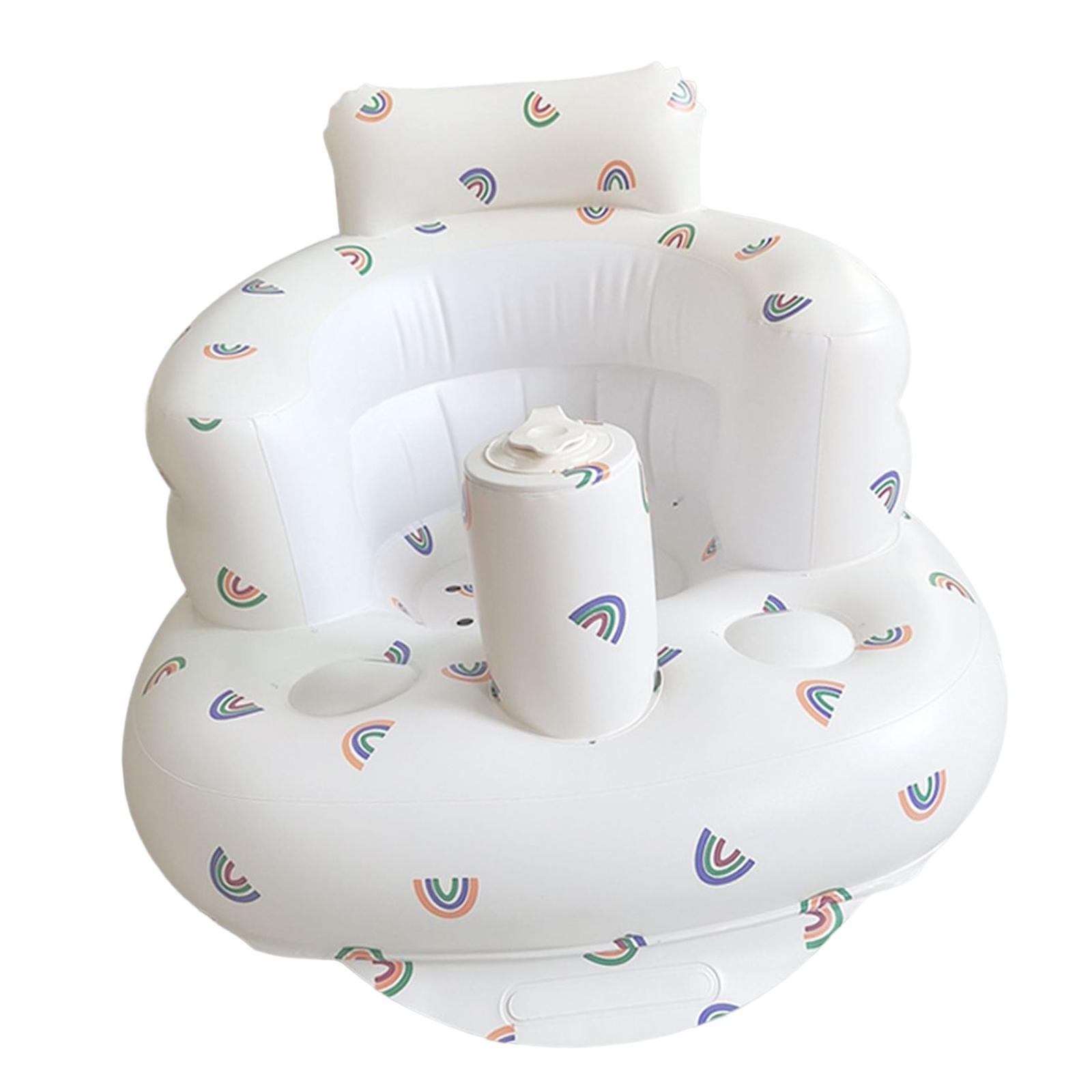 Baby Inflatable Seat Learning Sitting for Travel Pool Toys Babies 3