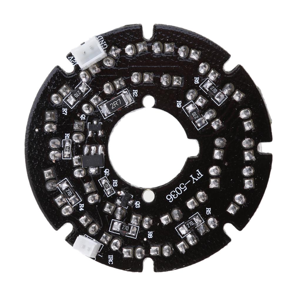 36 Infrared IR LED Board Module for CCTV Camera + 5MP 6-22mm Varifocal IR Camera Zoom Lens