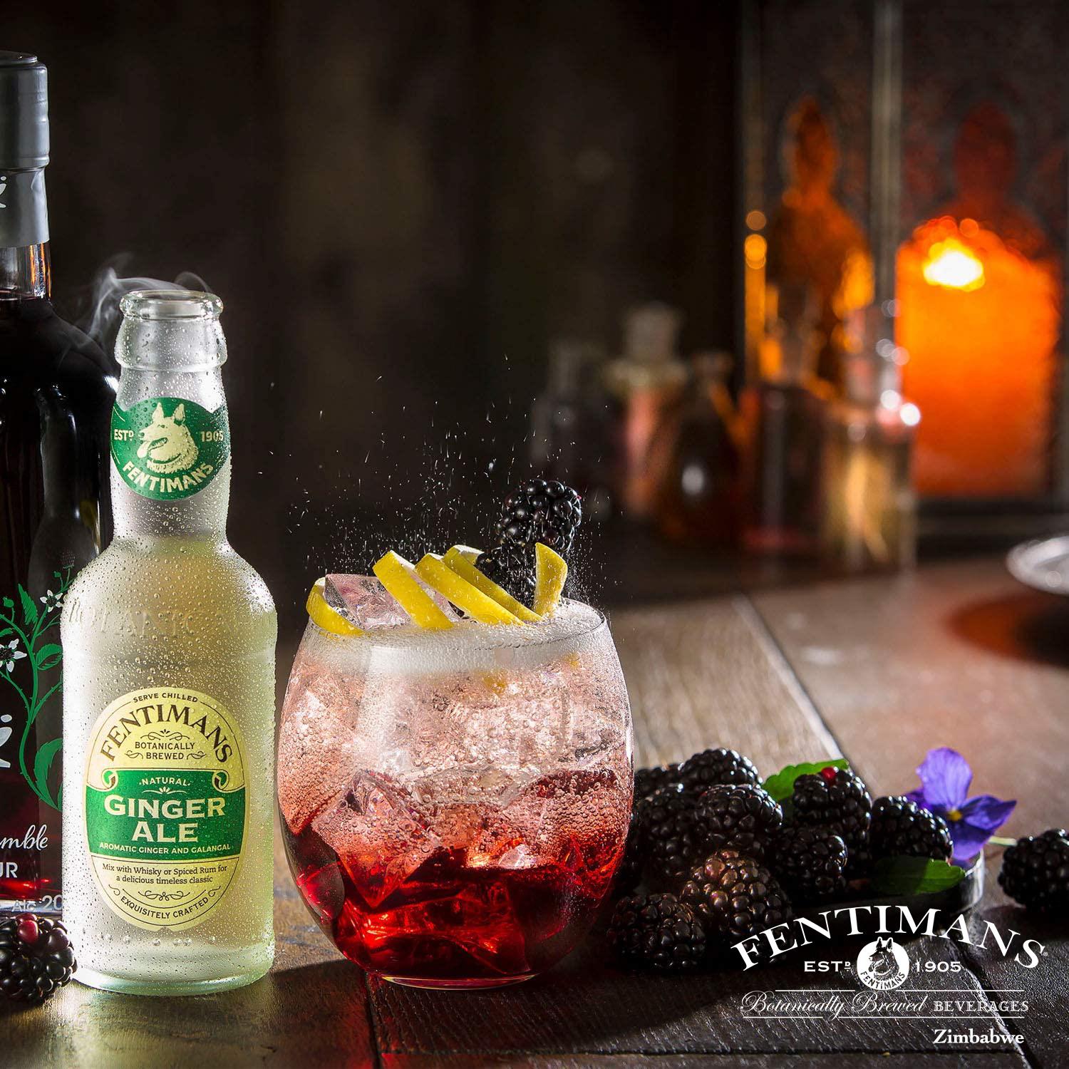 Fentimans Tonic Vị Gừng Tự Nhiên Ginger Ale Anh Quốc Lốc 4 chai x 200ml - Hàng chính hãng