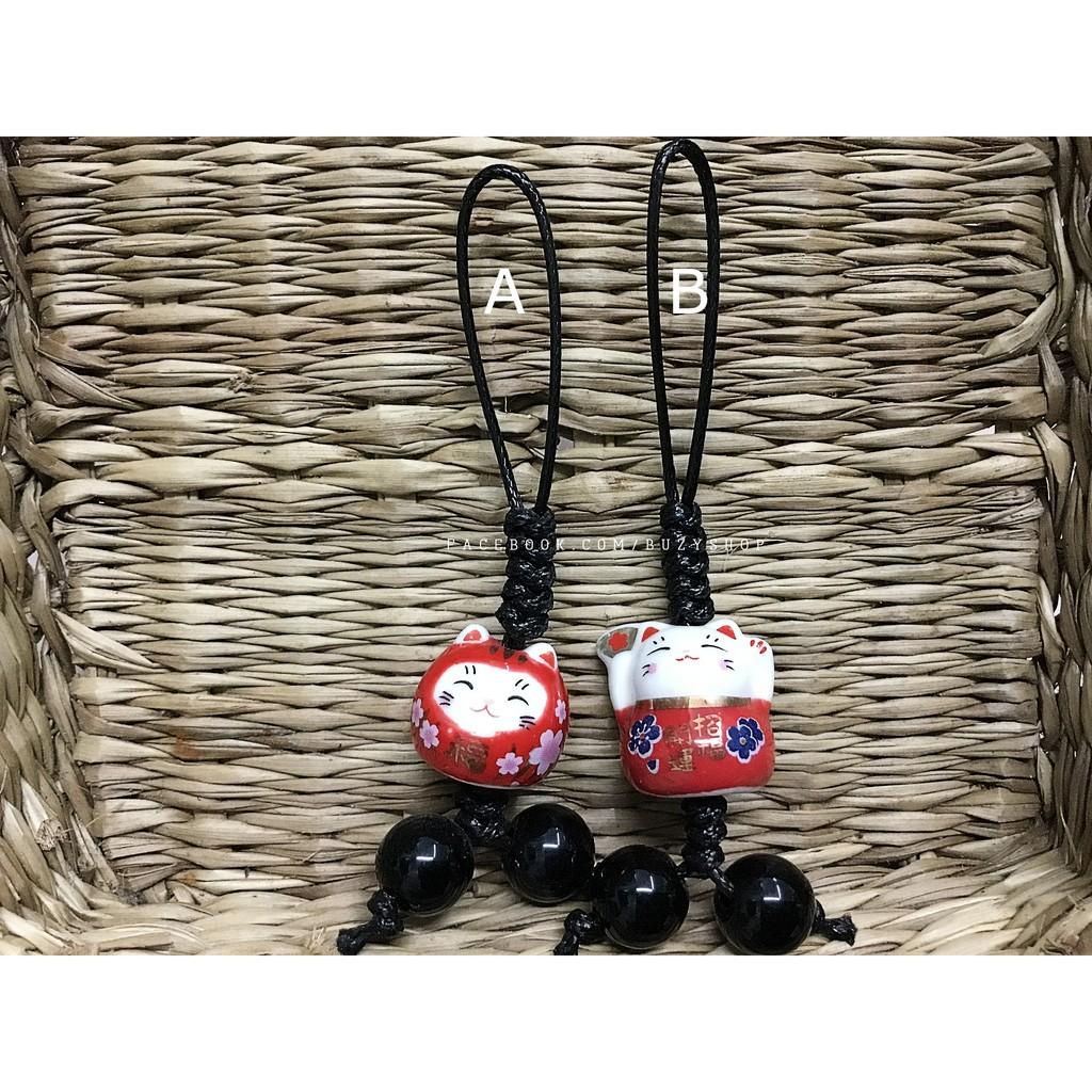 Móc khóa mèo neko may mắn