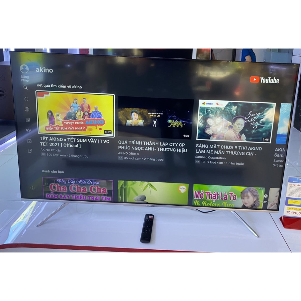 ULED TIVI AKINO 55 inch TL-HU9 - android - Hàng Chính Hãng (Giao Hàng Toàn Quốc)