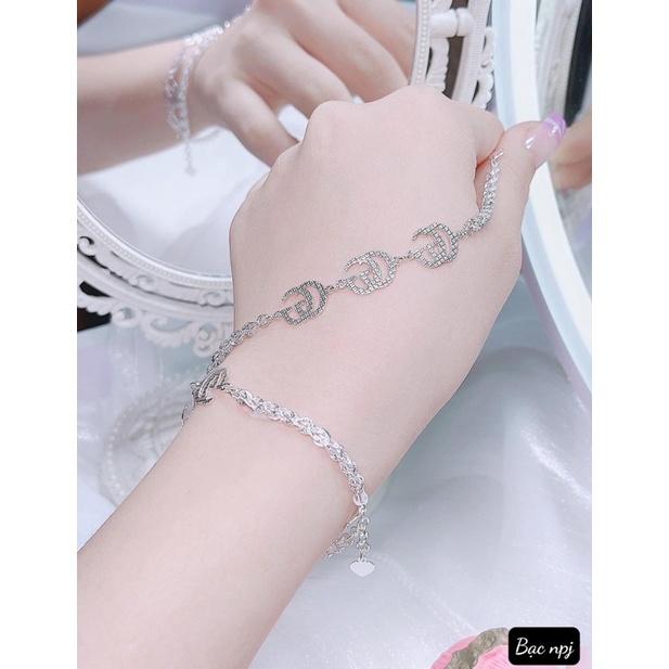 Lắc tay đuôi phụng mix các mẫu, Vòng tay nữ Bạc Ta - Bạc npj
