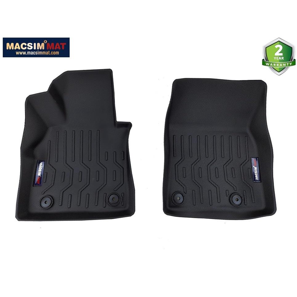 Thảm lót sàn xe ô tô Mazda CX3 Nhãn hiệu Macsim chất liệu nhựa TPV cao cấp màu đen (FDW-114) - 2 hàng ghế
