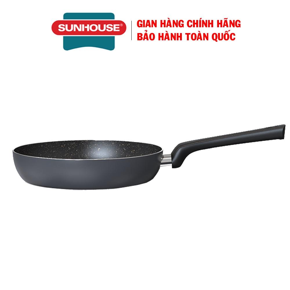 Chảo chống dính Sunhouse CT20/CT24/CT28 PLUS, Đường kính 20/24/28cm, Dùng được bếp gas và bếp hồng ngoại, Không dùng được bếp từ