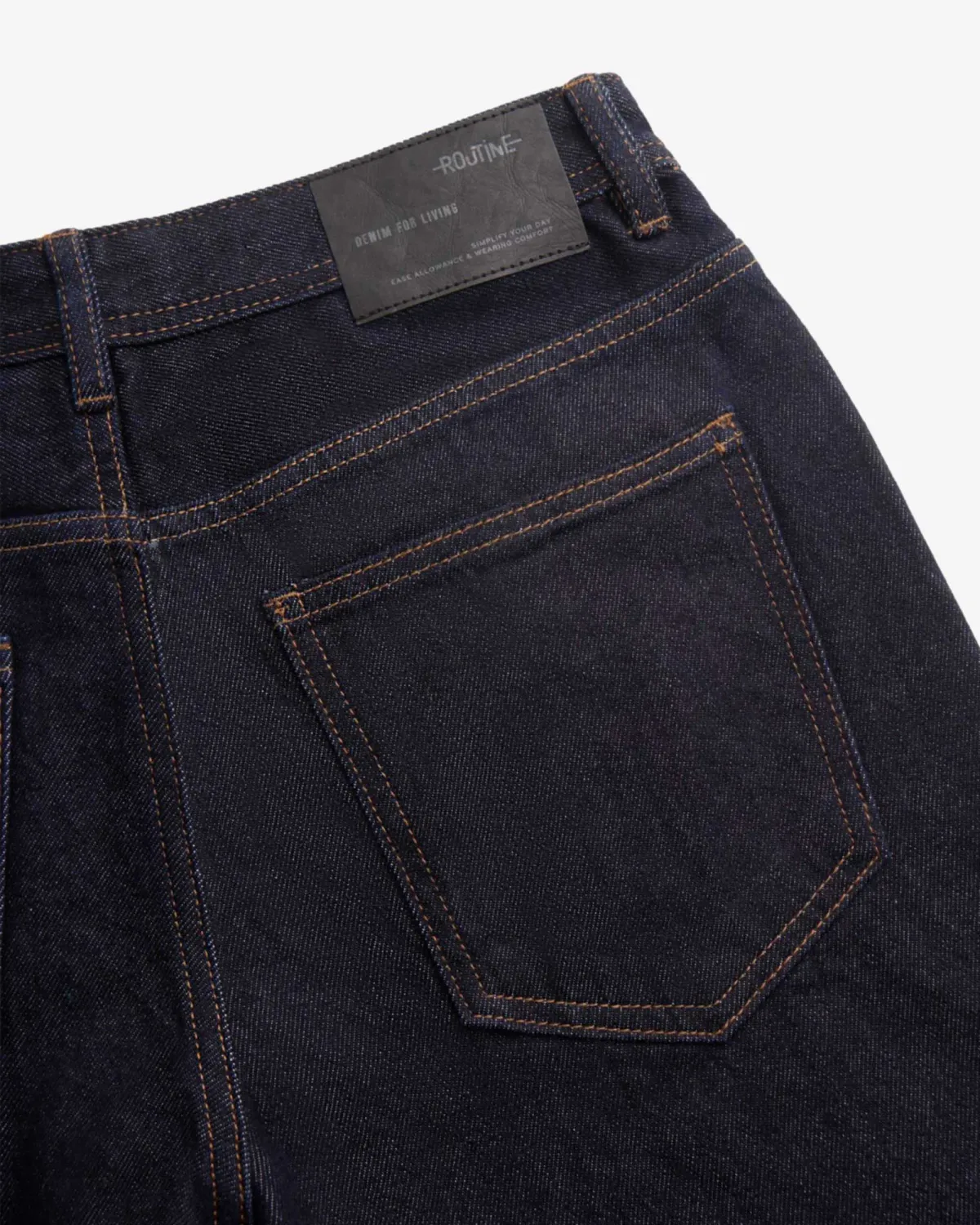 Quần jeans nam màu Xanh đen (tiêu navy) . Form Straight - ROUTINE 10F24DPA032 | ROUTINE CÀ MAU