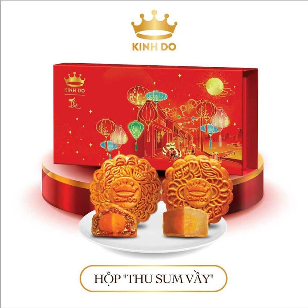 HỘP 2 BÁNH TRUNG THU KINH ĐÔ - THU SUM VẦY 210GRAM