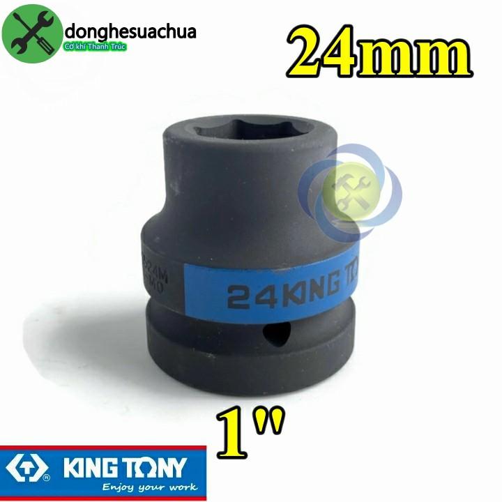 Tuýp 24mm loại 1 inch ngắn màu đen 6 cạnh Kingtony 853524M