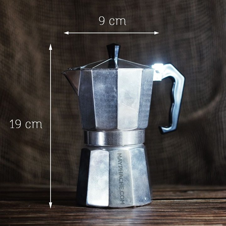 ấm pha cà phê, Máy Pha Cafe Moka Pot 6 tách