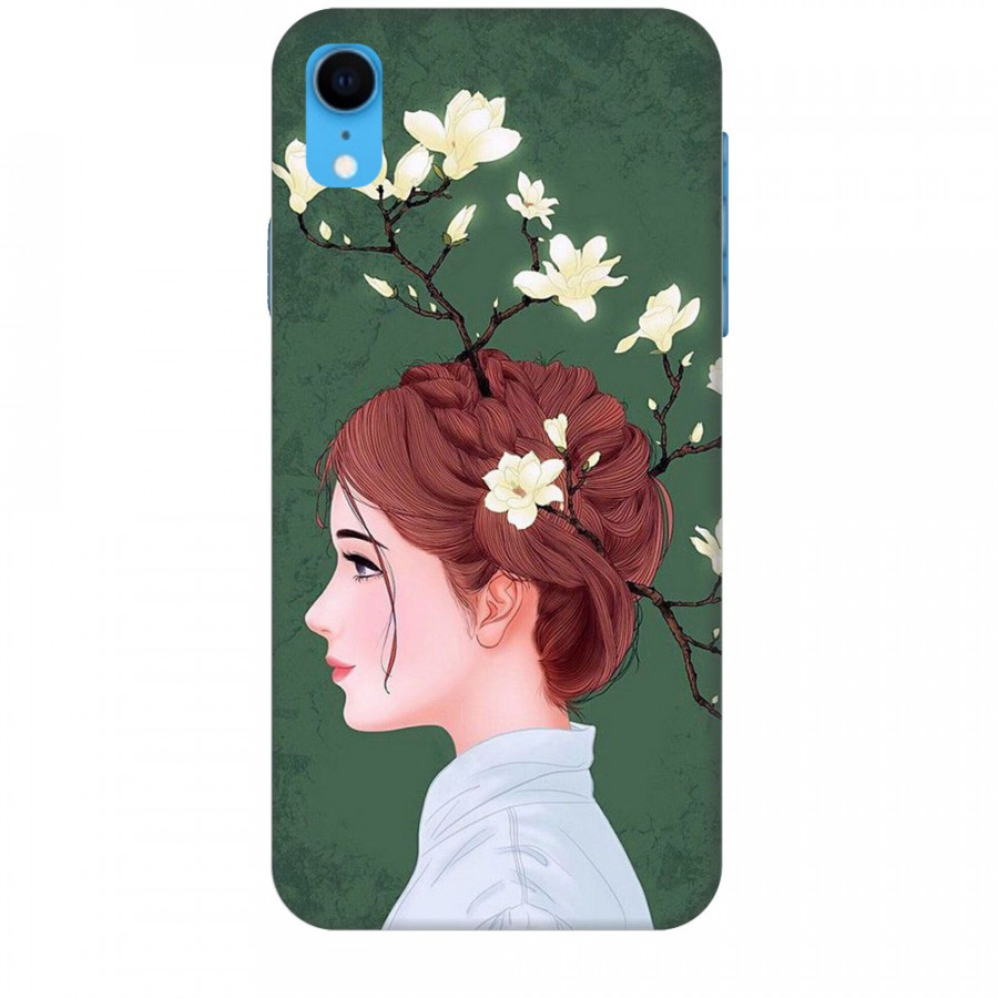Ốp lưng dành cho điện thoại IPHONE XR Cô Gái Tóc Hoa