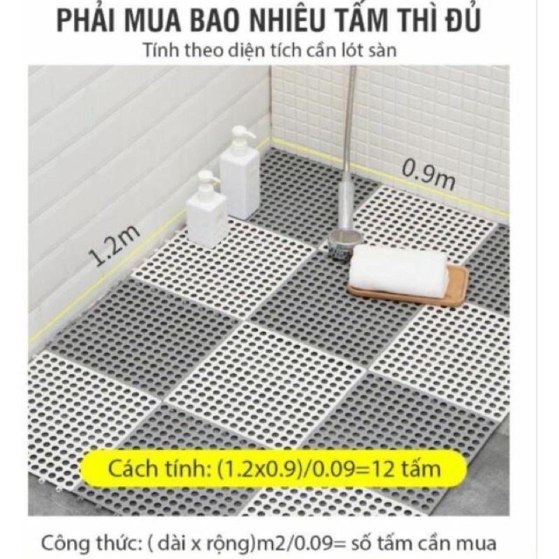 TẤM THẢM NHỰA LÓT SÀN CHỐNG TRƠN TRƯỢT NHÀ TẮM, NHÀ BẾPH