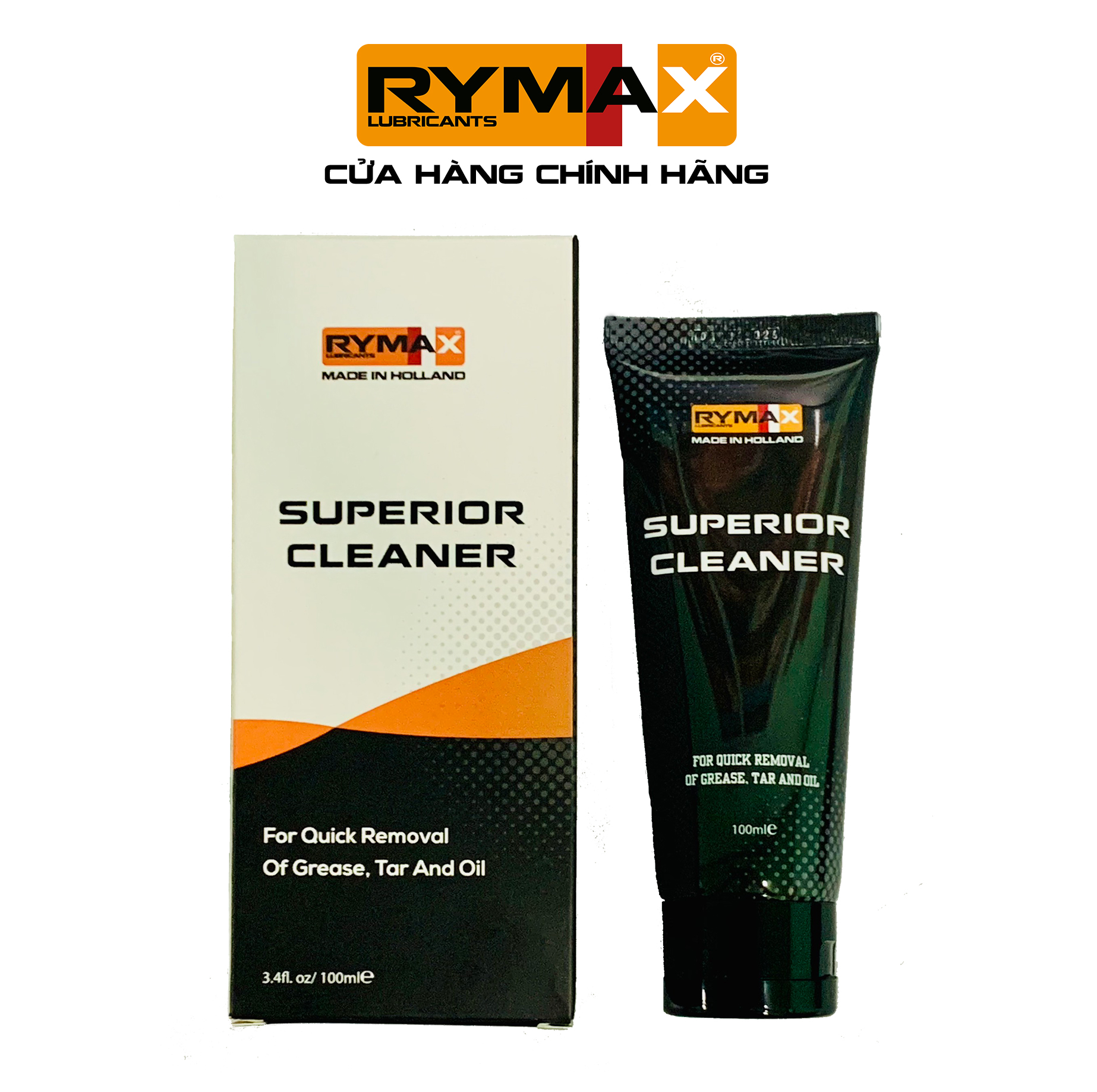Dung dịch chuyên tẩy rửa dầu mỡ, vết bẩn cứng đầu cao cấp Rymax Hand Cleaner - Chai 100ml, 600ml, 4.5L