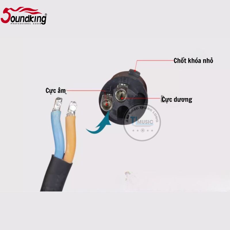Soundking CSM001 - Giắc Cắm Loa 4 Chân Jack Đầu Nối Dây Loa, Đầu Nối Ohm Của Bộ Khuếch Đại, Phích Cắm 4P-Hàng Chính Hãng