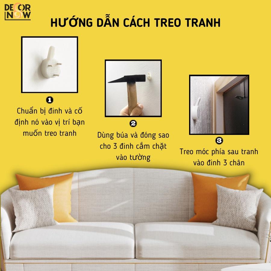 Tranh Treo Tường Phong Cảnh CANVAS Có Khung DECORNOW, 1 Bức Decor Trang trí Phòng Khách Phòng Ngủ Spa Nhiều Mẫu DCN-42