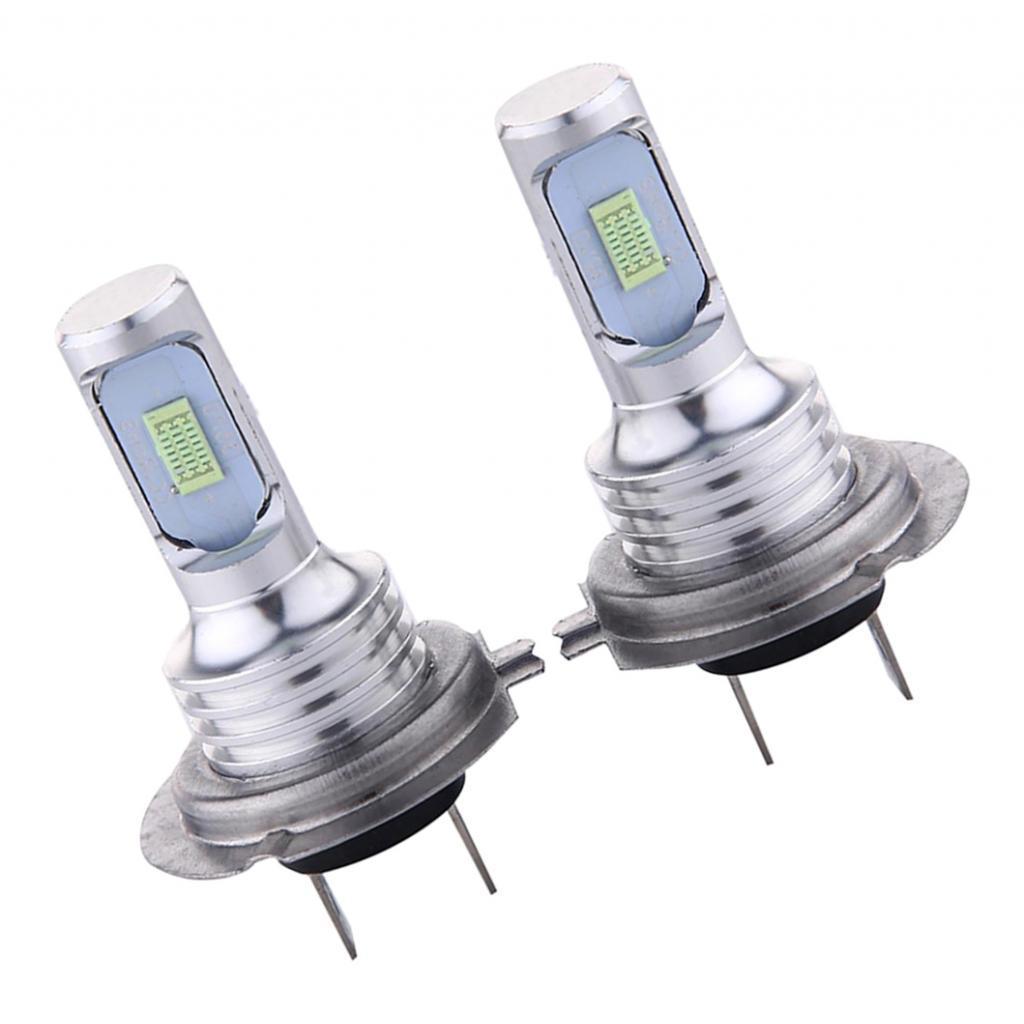 3x2 Pieces LED Headlights Bulb Kit High/Low Beam 35W 4000LM 8000K Ice Blue