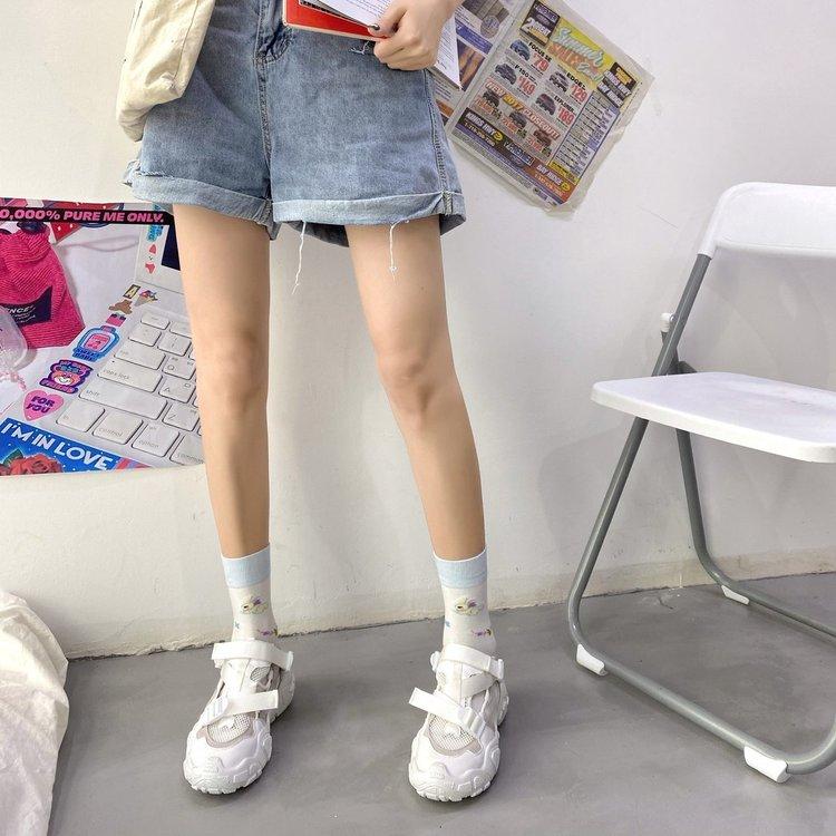 Giày Thể Thao Phối Lưới Thoáng Khí Cho Nữ