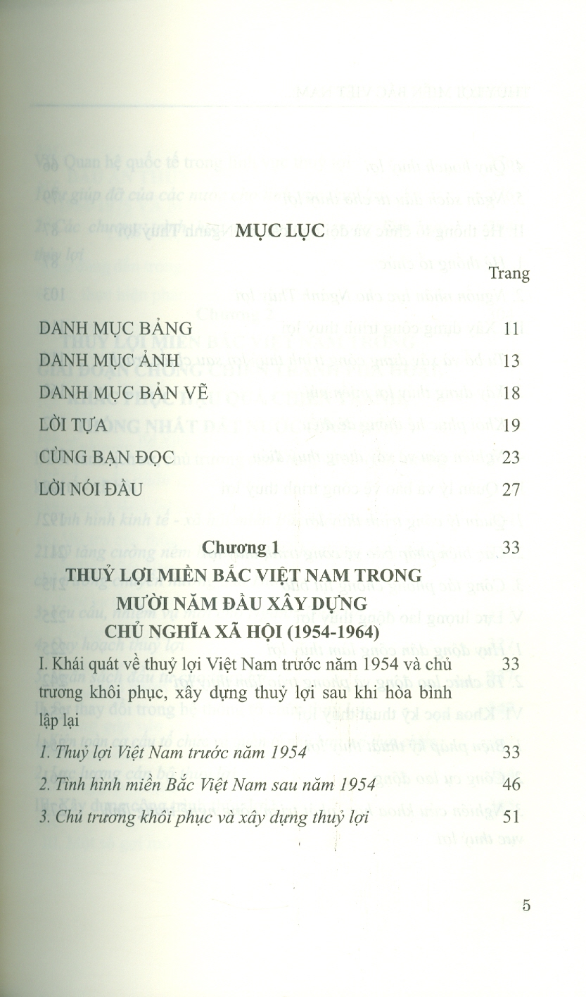 Thủy Lợi Miền Bắc Việt Nam (1954-1975) (Sách Chuyên Khảo)