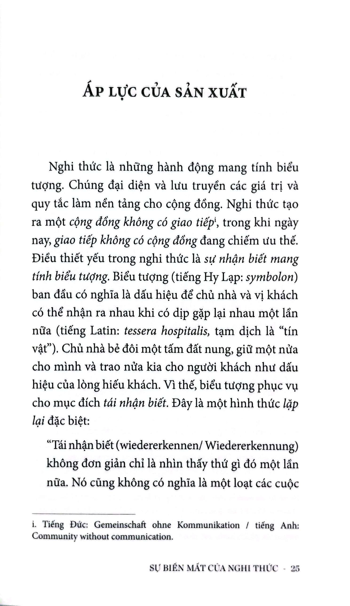 Sách - Sự Biến Mất Của Nghi Thức
