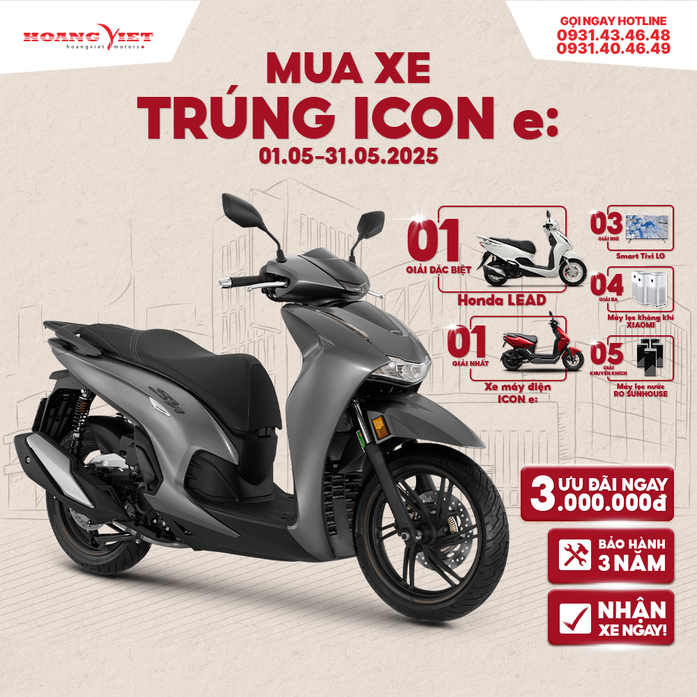 Xe Máy Honda SH 350i 2025 - Phiên Bản Đặc Biệt