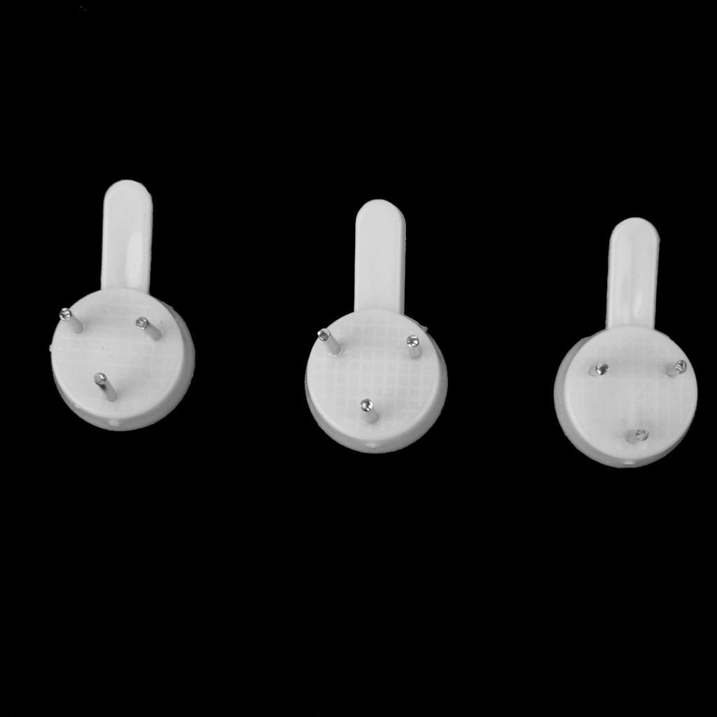 60 Hard Picture Frame Hooks Photos Mirror Hanging 20x40mm/15x25mm/15x30mm