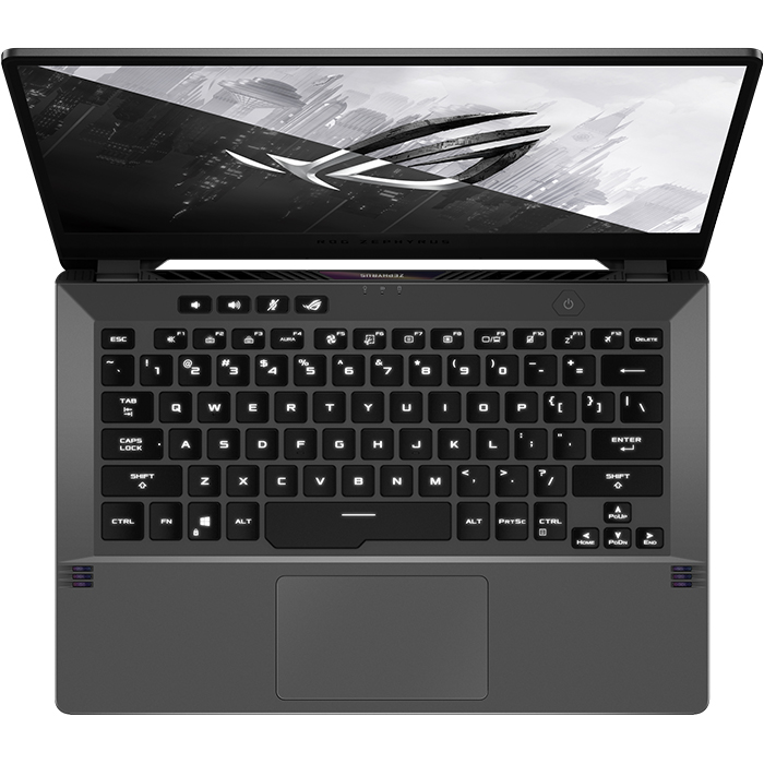 Laptop ASUS ROG Zephyrus G14 GA401QH-HZ035T (AMD R7-5800HS/ 8GB Onboard DDR4 3200MHz/ 512GB SSD PCIE G3X4/ GTX 1650 4GB GDDR6/ 14 FHD IPS, 144Hz/ Win10) - Hàng Chính Hãng