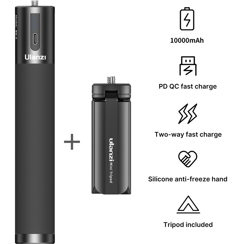 Ulanzi BG-3 10000mAh Charging Handle (FUED8) - HÀNG CHÍNH HÃNG