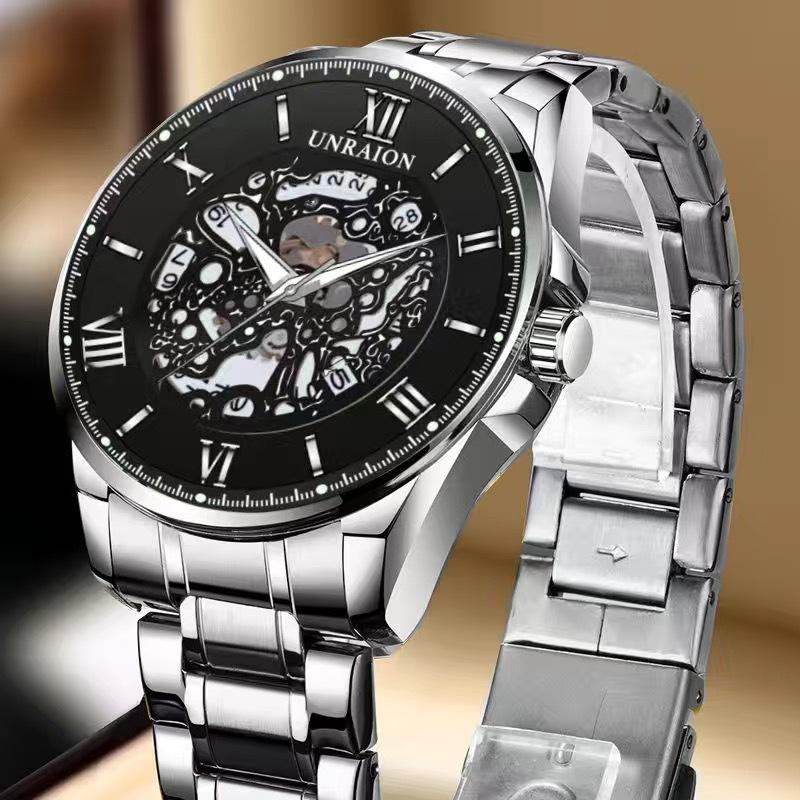 Giao hàng nhanh Đồng hồ gió mới của Trung Quốc, đồng hồ nam chuyển động tự động, đồng hồ phi cơ Douyin phát sóng trực tiếp Oniga