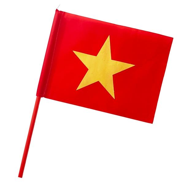 Cờ Đỏ Sao Vàng Việt Nam 1 Mặt Cầm Tay - 26 x 19 cm