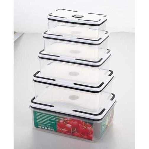 Hộp đựng thực phẩm tủ lạnh trữ đông bảo quản thức ăn chất liệu nhựa cao cấp.