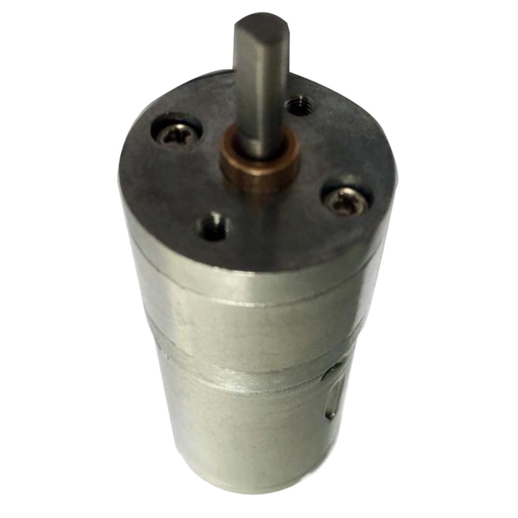 Double Shaft Worm Gear Motor DC 12V 320RPM High Torque Speed Reduction Motor with Metal Gearbox