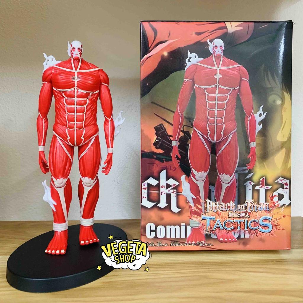 Mô hình Attack On Titan - Titan khổng lồ Colossal Titan - Armin Arlert Bertolt Hoover - Titan đại hình - Fullbox - 18cm