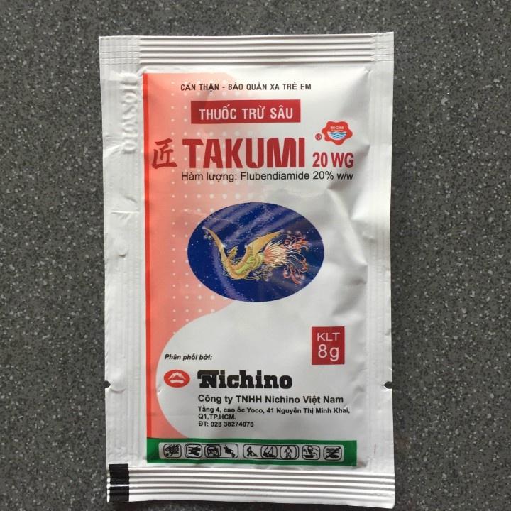 Thuốc trừ Sâu Cuốn Lá, Sâu Khoang, Sâu Tơ, Sâu Đục Quả TAKUMI 20EG