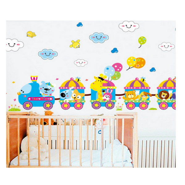 Decal dán tường Perfect EB177 - Đoàn tàu thú 3