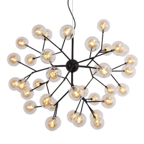 Đèn chùm thả trần tô điểm 27 bóng phong thái hiện đại, đèn trần, đèn trang trí, đèn decor DT
