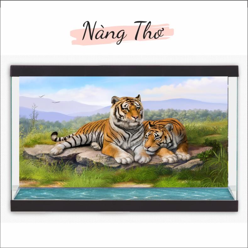 Decal dán Hồ Cá 3D_SIÊU RẺ_ĐẸP_SẮC NÉT
