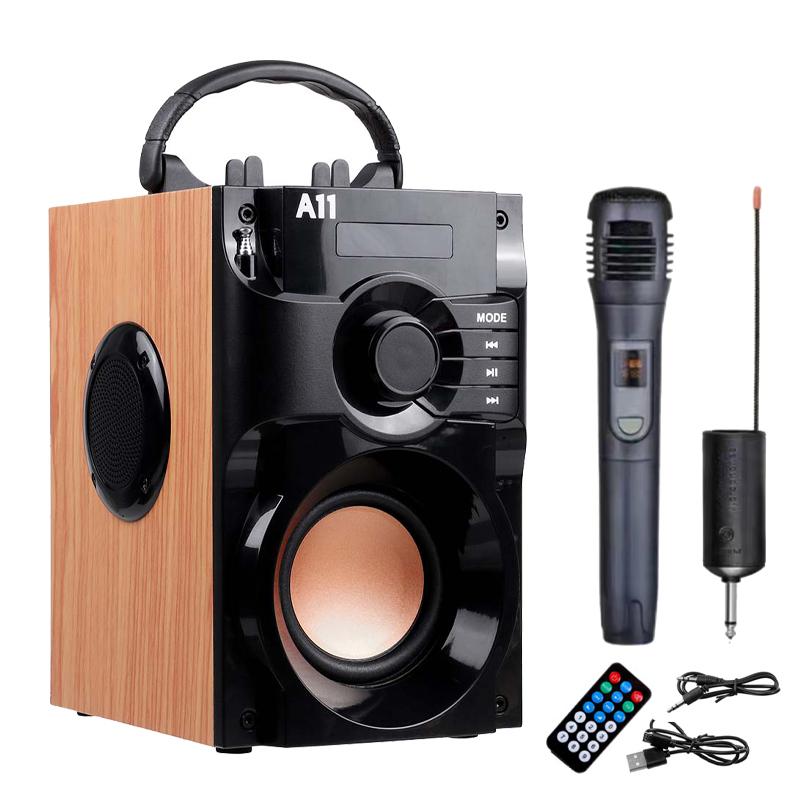 Loa bluetooth subwofer không dây fm radio 3D stereo stereo hES