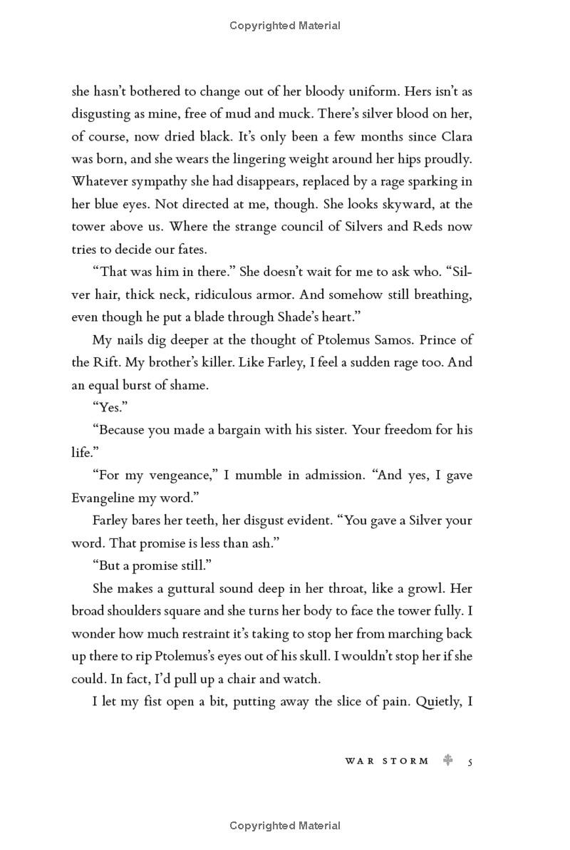 Sách ngoại văn: Red Queen - Book 4 - War Storm