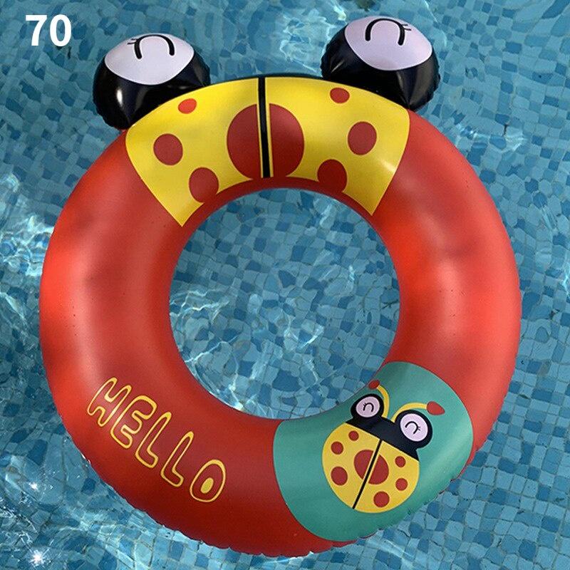 Phim hoạt hình Ếch mắt to Vòng cao su bơm hơi cho trẻ em Bể bơi Phao bơi cho bé Vòng bơi Bánh xe nước Vòng tròn bơi