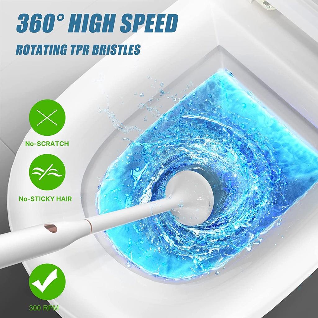 Bàn Chải Chà Toilet Xiaomi Youpin Goodpapa Bằng Silicon Với 2 Đầu Bàn Chải Tiện Dụng
