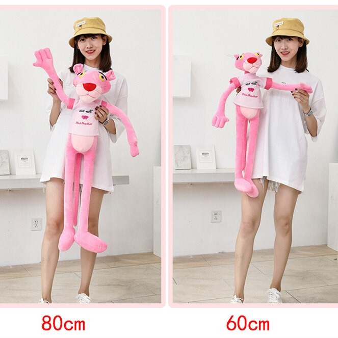 Gấu bông báo hồng Pink Panther – Quà tặng thú nhồi bông siêu dễ thương – Size 120 cm – Gối ôm cho bé ngủ ngon