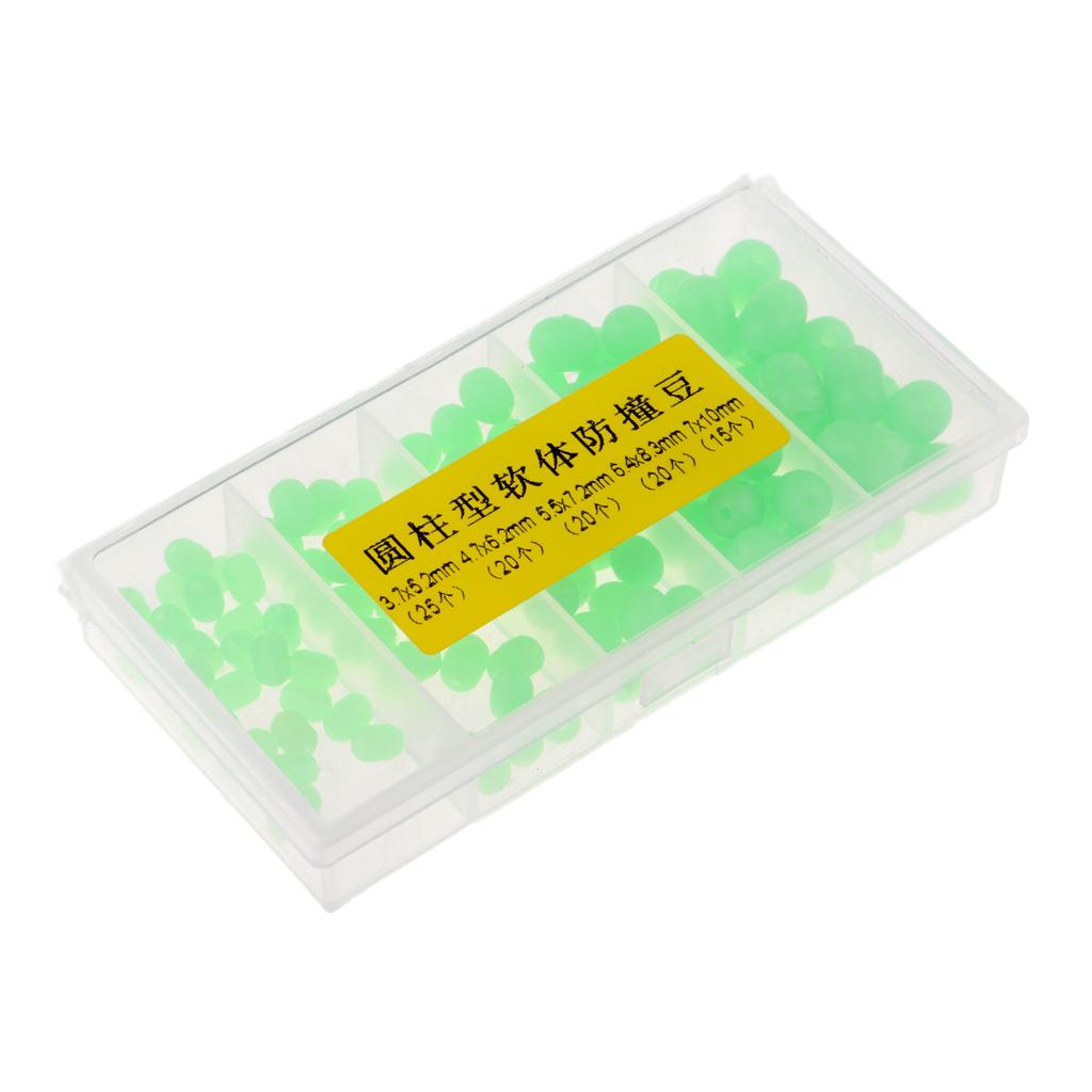Sea Fishing/Rig Beads Mixed Size-100pcs Bead Luminous Fishing Beads